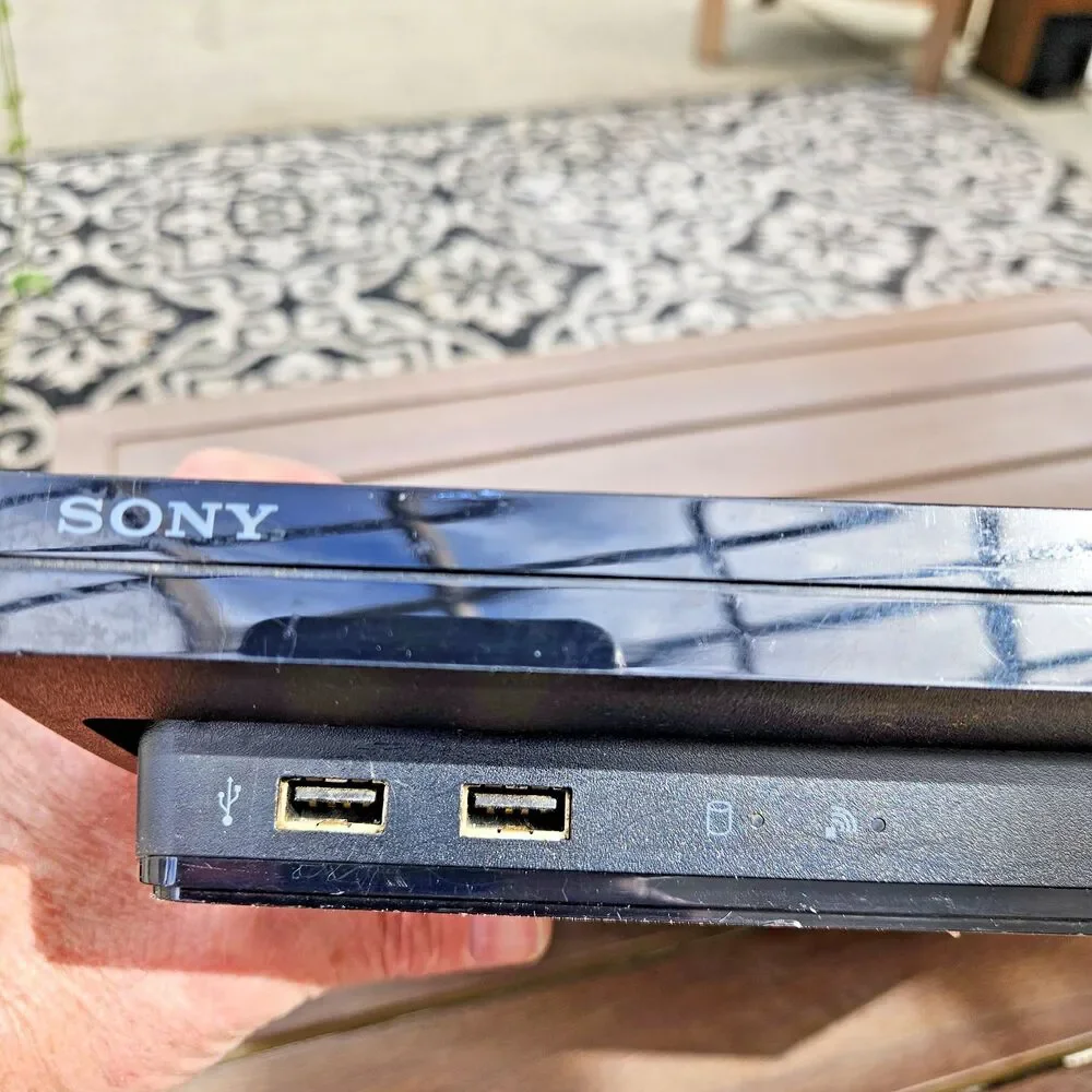 PS3 Sony Play Station 3 Slim Black Console 250 GB